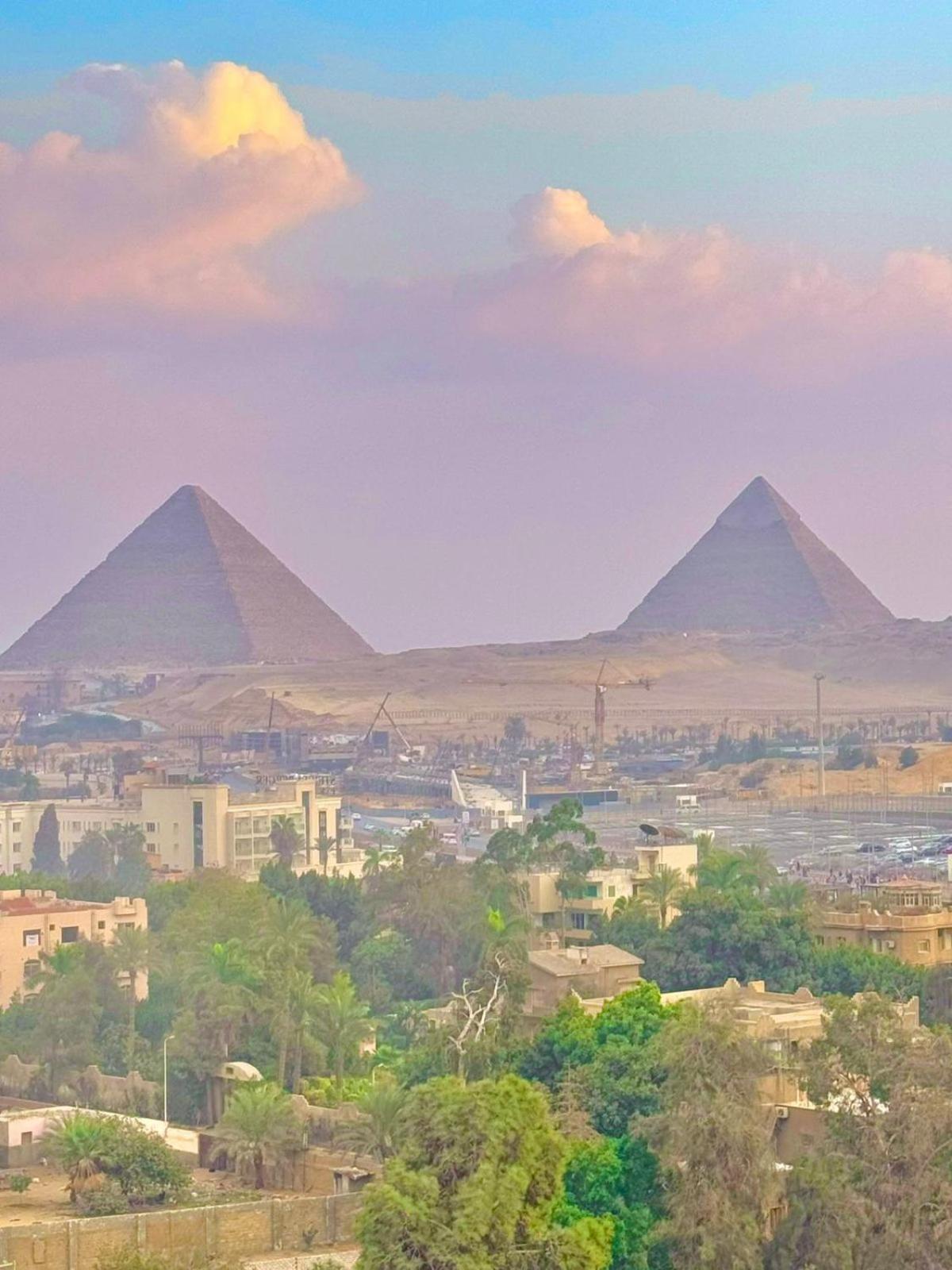 Hotel Grand Museum & Pyramids View Kafr Ghatati Exterior foto